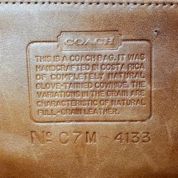 COACH VINTAGE Waverly Smooth Leather Satchel Tote - Picture 3 of 9